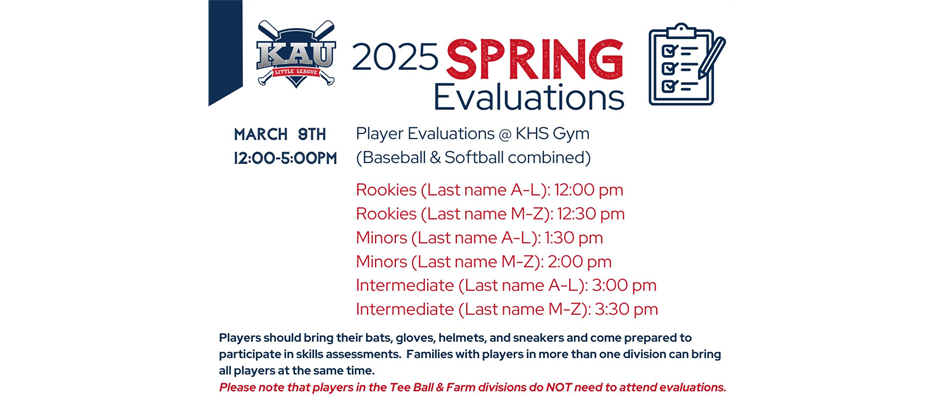 2025 Evaluations